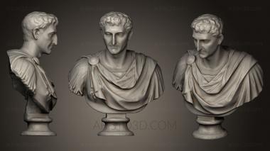 Busts and heads antique and historical (BUSTA_0470) 3D model for CNC machine